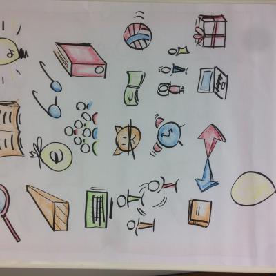 kreative Flipchartgestaltung