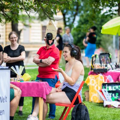 Stadtteil-Tour Samstag (Fotos © Alena Klinger/ Bogenfest)